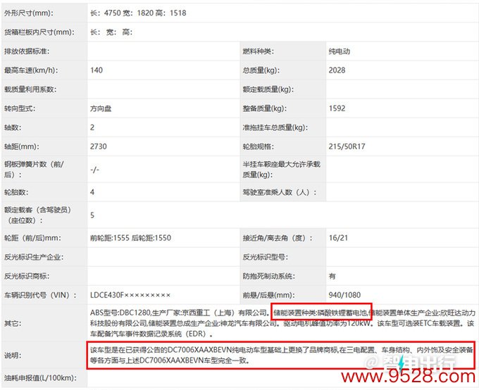 富康ES600换标标致408纯电换小电板 续航变短-图4