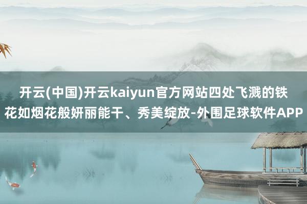 开云(中国)开云kaiyun官方网站四处飞溅的铁花如烟花般妍丽能干、秀美绽放-外围足球软件APP